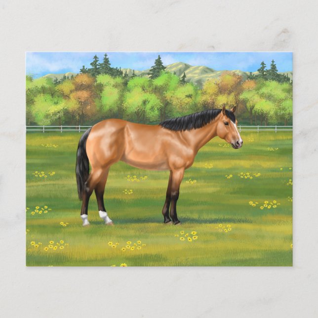 Buckskin Dun Quarter Horse (Frente)