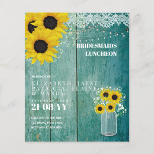 Bud Bridesmaids Luncheon Brunch Floral