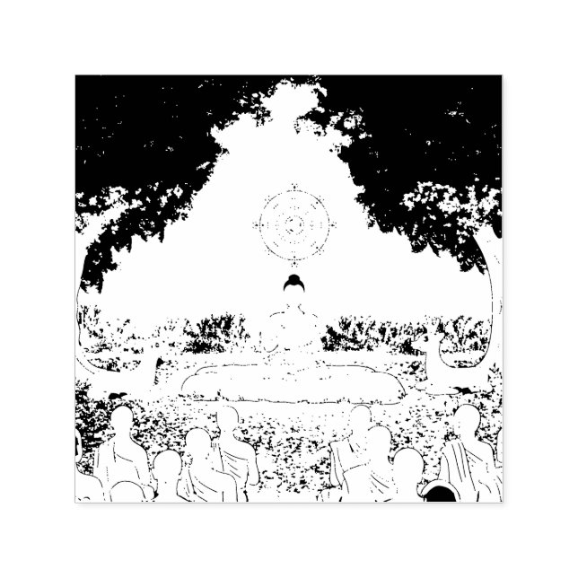 Buda, Dharma, Carimbo de Sangha (Design)