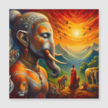 buda espiritual e elefante