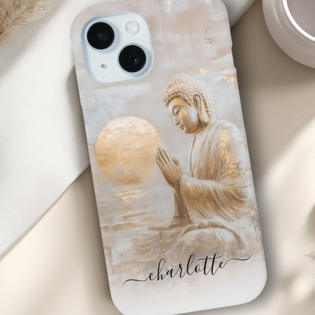 Buda Personalizado (Custom Buddha Case-Mate iPhone Case with your name or text.)