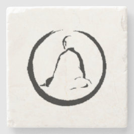 Buda Zen Meditando pedra Porta-copos