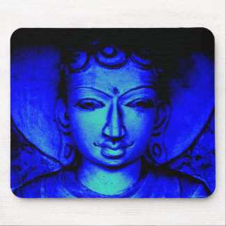 Buddha azul Mousepad