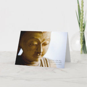 Buddha ・ Cartão Inspiracional
