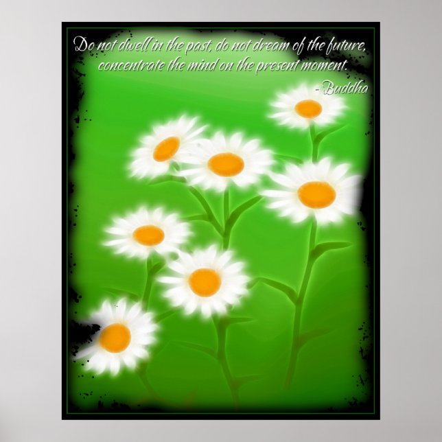 Buddha Concentrate Quote Poster (Frente)