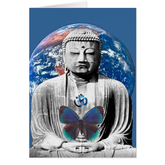 Buddha espera o cartão vazio (Frente)