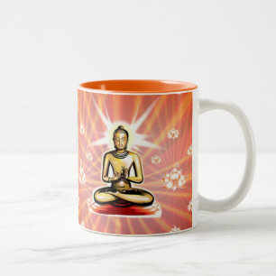Buddha Meditates caneca