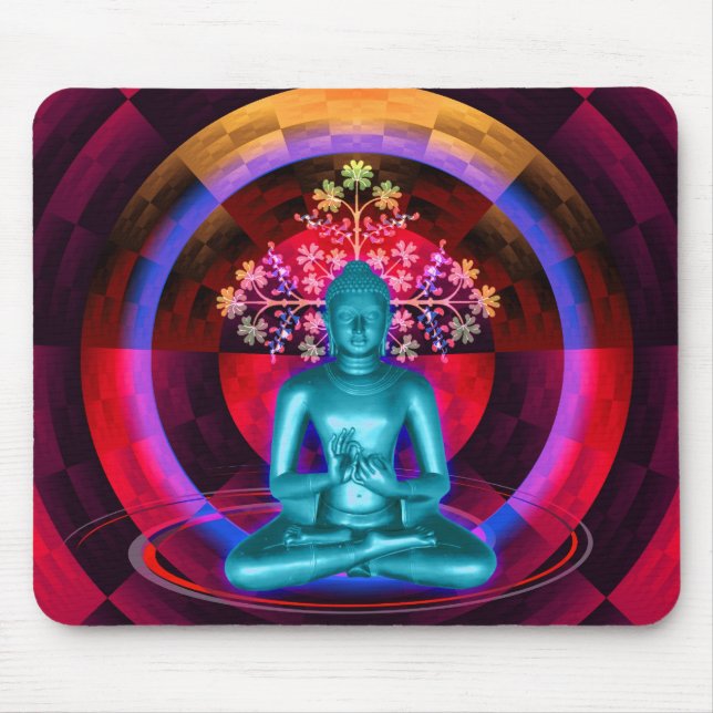 Buddha Meditating Mousepad (Frente)