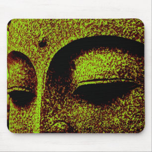 Buddha verde Mousepad