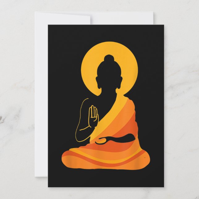 Buddha YingYang Zen Yoga, relaxe, aproveite a vida (Frente)
