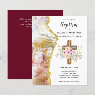 BUDGET Baptism Christening Bautizo Bautismo INVITE
