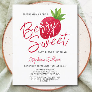 Budget Berry Sweet Strawberry Chá de fraldas Convi
