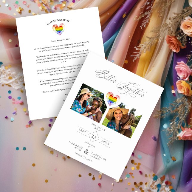 Budget Better Together Pride Rainbow LGBT Heart   (Criador carregado)