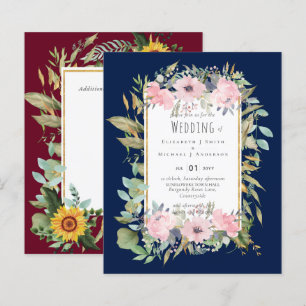 BUDGET Blush Floral Sage Casamento Verde