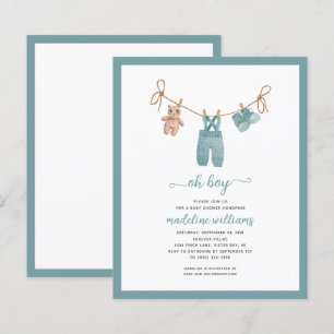 BUDGET BOHO Roupas para bebês Oh Chá de fraldas Co