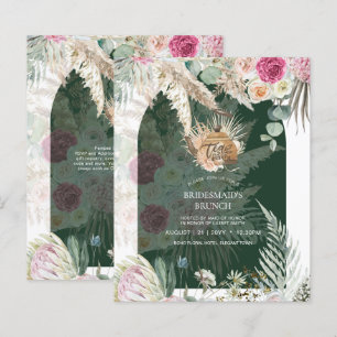 BUDGET Boho TEA FESTA Pampas Chá de panela