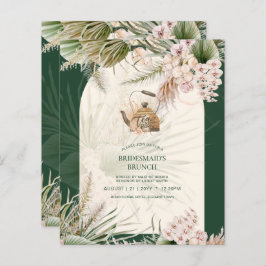 BUDGET Boho TEA FESTA Pampas Chá de panela