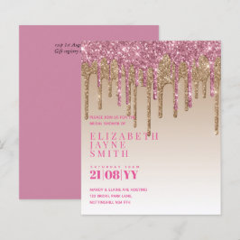 BUDGET Bonito Girly Chá de panela Convida a brilha