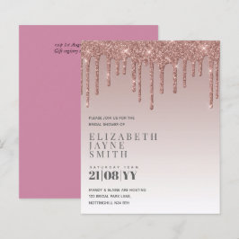 BUDGET Bonito Girly Chá de panela Convida a brilha