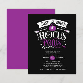 BUDGET Bunch do Festa de Hocus Pocus Halloween Bas