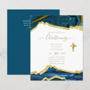 BUDGET CHRISTENTE Convite Baptism Bautizo Bautismo