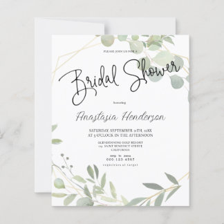 Budget Elegant Bridal shower.