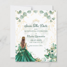 BUDGET Emerald Green Quinceanera Salve a Data