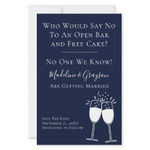 BUDGET Engraçado Abrir Bolo Sem Bar Salvar Data