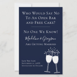 BUDGET Engraçado Abrir Bolo Sem Bar Salvar Data