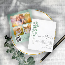 BUDGET Eucalyptus 3 foto QR Casamento Obrigado
