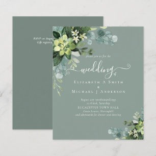 BUDGET Eucalyptus greenery Casamento