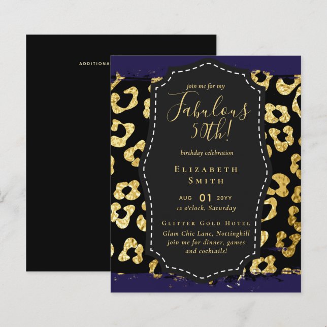 BUDGET Fabuloso 50º Aniversário - Pintinho de Glam (Frente/Verso)