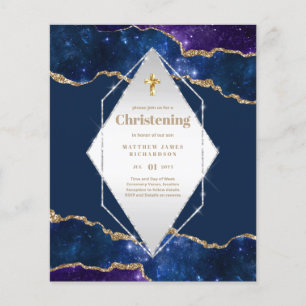 BUDGET Galaxy CHRISTENING Convida Baptism Bautizo