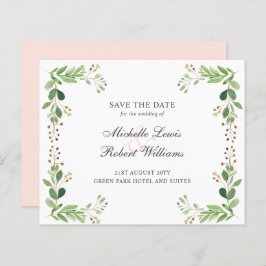 BUDGET Green Folhas Verão SALVAR DATA