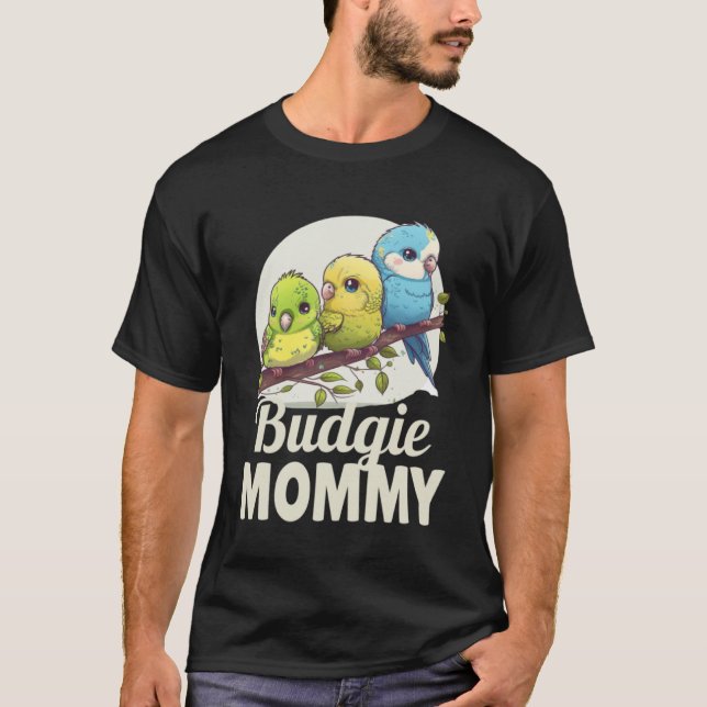 Budget Mamãe Bugerigar Parakeet Bird Pullover Hood (Frente)