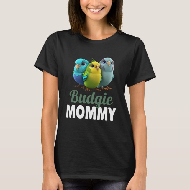 Budget Mamãe Bugerigar Parakeet Bird Pullover Hood (Frente)