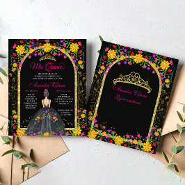 BUDGET mexicano Fiesta Floral Princesa Quinceanera