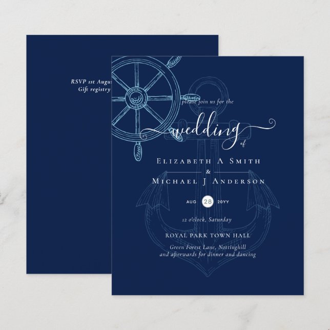 BUDGET Náutica Náutica Casamento de Rodas (Frente/Verso)