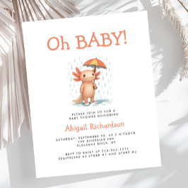 Budget Oh Baby Cute Axolotl Baby Shower
