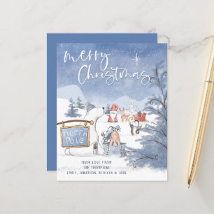 BUDGET Papais noeis do Polo Norte Feriado de Neve