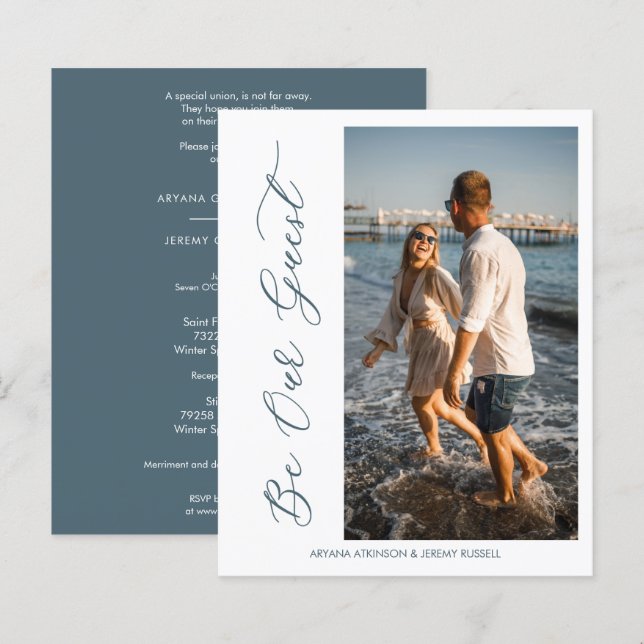 Budget Photo Wedding Wimshical Be Our Guest Script (Frente/Verso)