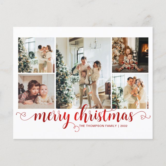 BUDGET Red Felry Christmas Heart Script 5 Photo (Frente)