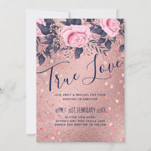 BUDGET Rosegold Blue Pink WEDDING Girlam