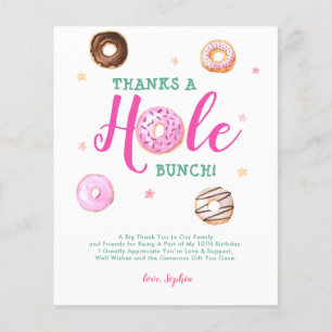 BUDGET Rosquinha Obrigado uma foto de buracos