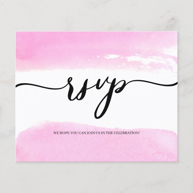 BUDGET/RSVP Card-Flyer. Folheto (Frente)