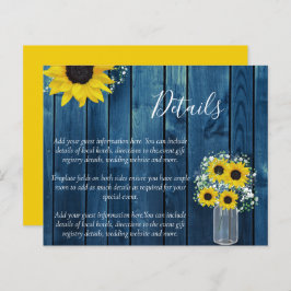 BUDGET Rustic Sunflower Details Enclosure