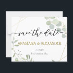 BUDGET Save the date.<br><div class="desc">Budget Watercolor Elegant Save the date. 
The details of your event can be customized in any color or font size of your choice.
Easy and inexpensive way to invite guests to your celebration!</div>