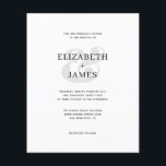 BUDGET Simples Convite Moderno para Casamentos Min<br><div class="desc">BUDGET Simples Convite Moderno para Casamentos Minimalistas</div>