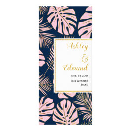 BUDGET Tropical cor-de-rosa, marinho azul, cartão