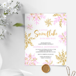 BUDGET Um Pequeno Convite para Chás de fraldas Flo